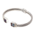 Multi-gemstone cuff bracelet, 'Sukawati Bright' - Artisan Crafted Sterling Silver Cuff Bracelet with Gemstones (image 2d) thumbail