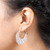 Sterling silver hoop earrings, 'Garden of Eden' - Ornately Detailed Sterling Silver 925 Hoop Earrings (image 2c) thumbail