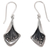 Sterling silver dangle earrings, 'Nature's Trumpet' - Hand Crafted Sterling Silver Trumpet Flower Earrings thumbail