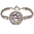 Multi-gemstone pendant bracelet, 'Royal Dolphin' - Sterling Silver and Gemstone Dolphin Themed Bracelet thumbail