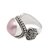 Cultured mabe pearl cocktail ring, 'Purely Pink' - Artisan Crafted Pink Mabe Pearl Cocktail Ring from Bali (image 2d) thumbail
