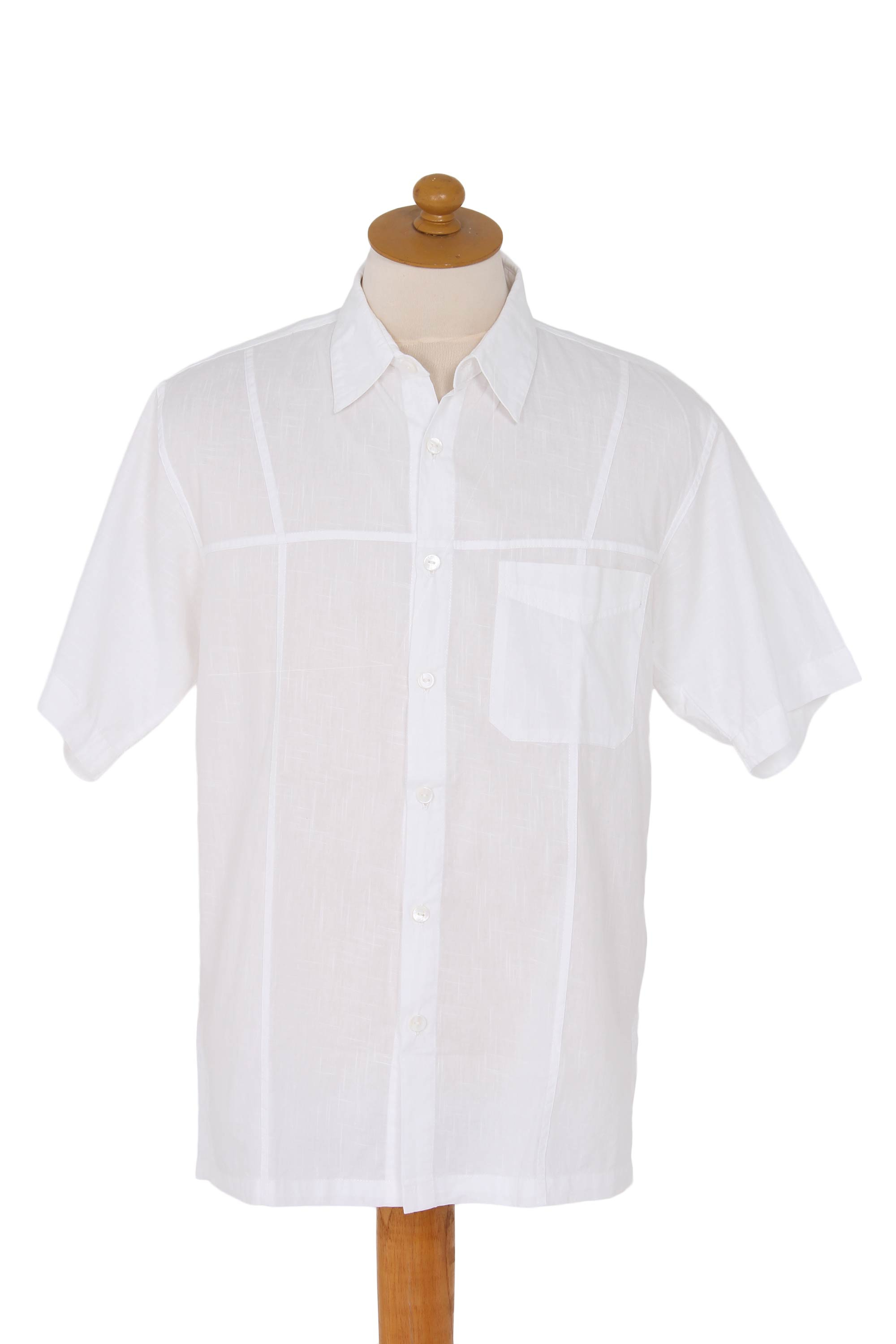 mens white cotton shirts uk