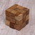 Teak wood puzzle, 'Snake Cube' - Artisan Crafted Natural Teak Wood Puzzle from Java (image 2b) thumbail