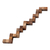 Teak wood puzzle, 'Snake Cube' - Artisan Crafted Natural Teak Wood Puzzle from Java (image 2d) thumbail