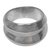 Sterling silver band ring, 'Modern Moonbeams' - Wide Sterling Silver Contemporary Band Ring thumbail