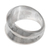 Sterling silver band ring, 'Modern Moonbeams' - Wide Sterling Silver Contemporary Band Ring (image 2b) thumbail