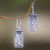 Sterling silver dangle earrings, 'Fern Goddess' - Sterling Silver Artisan Handcrafted Balinese Earrings (image 2) thumbail