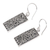 Sterling silver dangle earrings, 'Fern Goddess' - Sterling Silver Artisan Handcrafted Balinese Earrings (image 2b) thumbail