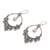 Cultured freshwater pearl dangle earrings, 'Opulence' - Cultured Freshwater Pearl Dangle Earrings in 925 Silver (image 2b) thumbail