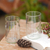 Vasos Reciclados, (par) - Vasos transparentes reciclados hechos a mano artesanalmente (par)