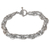 Men's sterling silver chain bracelet, 'Overdrive' - Hand Crafted Men's Sterling Silver Chain Bracelet from Bali (image 2a) thumbail