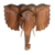 Wood mask, 'Elephant Presence' - Hand Carved Balinese Wood Elephant Wall Mask from Bali (image 2a) thumbail
