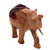 Wood statuette, 'Elephant on Parade' - Hand Carved Wood Statuette of Elegant Elephant on Parade (image 2b) thumbail