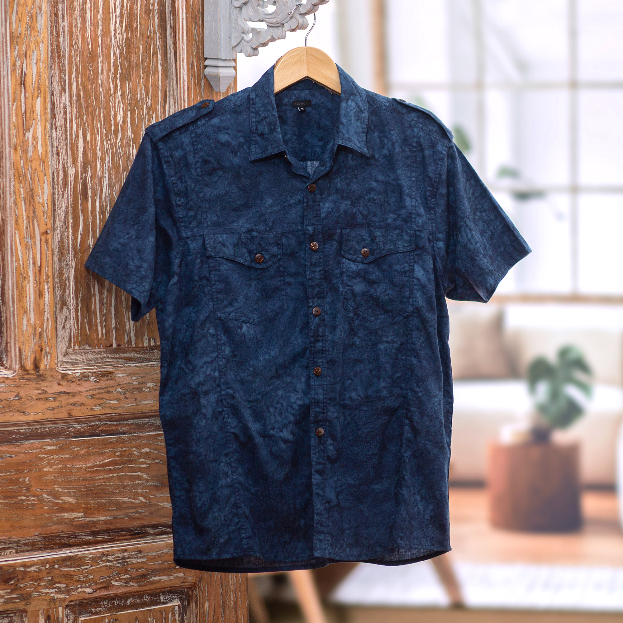 mens billowy shirt