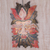 Wandreliefplatte aus Holz - Handgeschnitztes Wandpaneel aus rotem und schwarzem Holz aus Indonesien