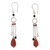 Multi-gemstone waterfall earrings, 'Jeweled Drizzle' - Handmade Multi-Gemstone Sterling Silver Waterfall Earrings thumbail