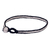 Sterling silver beaded bracelet, 'Black Moonlight Path' - Hand Knotted Black Bracelet with Sterling Silver Beads (image 2c) thumbail