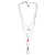 Multi-gemstone cultured pearl pendant necklace, 'Triple-Layered Joy' - Multigem Cultured Pearl Onyx Pendant Necklace Indonesia (image 2b) thumbail