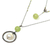 Multi-gemstone pendant necklace, 'Green Rain' - Cultured Pearl Chalcedony Pendant Necklace from Indonesia (image 2d) thumbail