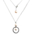 Cultured pearl and moonstone long pendant necklace, 'Raindrop Halos' - Cultured Pearl Moonstone Pendant Necklace from Indonesia thumbail