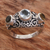 Citrine and blue topaz cocktail ring, 'Spirit of the Islands' - Balinese Citrine Sterling Silver and Blue Topaz Ring (image 2c) thumbail