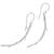 Ohrhänger aus Sterlingsilber - Handgefertigte Wurzelohrringe aus Sterlingsilber