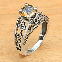 Featured review for Citrine cocktail ring, Sun Goddess Temple