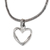 Sterling silver pendant necklace, 'Bamboo Heart' - Balinese Bamboo Motif Sterling Silver Pendant Necklace (image 2c) thumbail