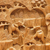 Wood relief panel, 'Elephant Paradise' - Hand Carved Wood Relief Wall Panel with Elephant Motif (image 2b) thumbail