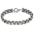 Men's sterling silver link bracelet, 'Ancient History' - Hand Crafted Sterling Silver Men's Bracelet from Bali thumbail