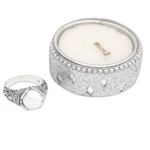 Cultured pearl cocktail ring, 'Luminous White Blossom' - Balinese Sterling Silver and Cultured Pearl Women's Ring