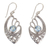 Blue topaz dangle earrings, 'Blue Wings' - Handmade Blue Topaz and Sterling Silver Dangle Earrings (image 2a) thumbail