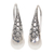 Cultured freshwater pearl drop earrings, 'White Love' - Hand Crafted Cultured Pearl and Sterling Silver Earrings