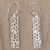 Sterling silver dangle earrings, 'Coral Tower' - Bali Artisan Crafted Coral Theme Earrings in Sterling Silver thumbail