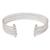 Sterling silver cuff bracelet, 'Unity in Diversity' - Contemporary Handcrafted Sterling Silver Cuff Bracelet