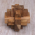 Teak wood puzzle, 'Don't Forget' - Javanese Artisan Crafted Recycled Teak Wood Puzzle (image 2b) thumbail