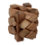 Teak wood puzzle, 'Bizarre' - Artisan Crafted Recycled Teak Wood Puzzle from Bali thumbail