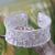Sterling silver filigree cuff, 'Shimmering Coral' - Sterling Silver Balinese Cuff Bracelet with Filigreed Coral (image 2) thumbail