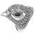 Gold accent amethyst ring, 'Starling's Gaze' - Amethyst Sterling Silver Gold Accent Ring Indonesia thumbail