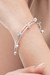 Rainbow moonstone bangle bracelet, 'Orchid Twist in White' - Sterling Silver Rainbow Moonstone Bracelet Indonesia