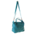 Leather shoulder bag, 'Caribbean Blue' - Handmade Caribbean Blue Leather Shoulder Bag for Women (image 2b) thumbail