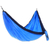 Nylon parachute hammock, 'Wave Wrangler for HANG TEN' (single) - Nylon Parachute Silk Bright Blue and Navy Single Hammock thumbail