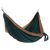 Hang Ten Nylon parachute hammock, 'Back Woods for HANG TEN' (double) - Double Wide Nylon Parachute Silk Hammock in Green and Brown