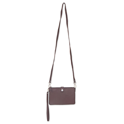 Lederarmband oder Umhängetasche - Umhängetasche aus Leder, Clutch-Brieftasche