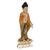 Wood statuette, 'Buddha Bless You' - Balinese Hand Painted and Hand Carved Wood Buddha Statuette (image 2b) thumbail