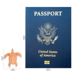 Bone pendant necklace, 'Gliding Turtle' - Turtle Bone Pendant Necklace with Leather Cord from Bali