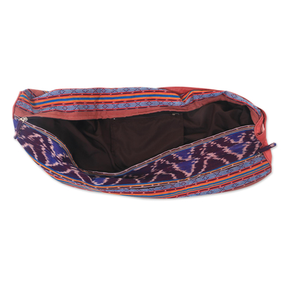 100% Hand Woven Cotton Lined Yoga Bag with One Inner Pocket