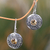Citrine dangle earrings, 'Balinese Aura' - Sterling Silver Fair Trade Citrine Earrings from Bali (image 2) thumbail