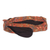 Baumwoll-Yogamatten-Tasche, „Tiga Negeri“ – Batikblumen auf Baumwoll-Yogamatten-Tasche, handgefertigt