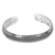 Sterling silver cuff bracelet, 'Night Swirl' - Indonesian Sterling Silver Cuff Bracelet with Swirl Pattern thumbail